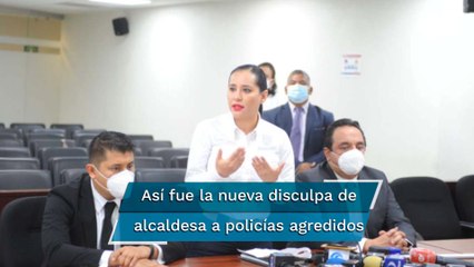 Sandra Cuevas da nueva disculpa pública a policías agredidos