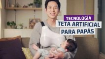 [CH] Teta artificial para que el padre amamante a su hijo