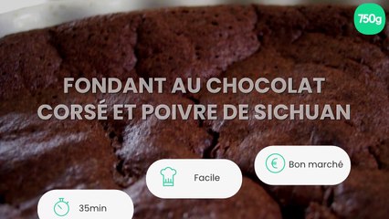 Fondant au chocolat corsé et poivre de Sichuan