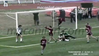 Trabzonspor 2-0 Altay [HD] 25.02.1990 - 1989-1990 1st League Matchday 22 + Post-Match Comments