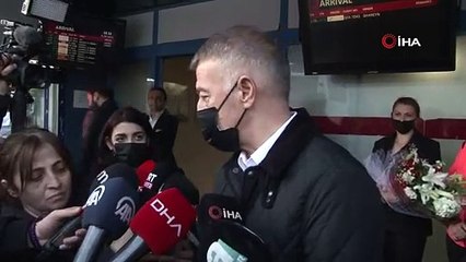 Ukraynalı sporcular Trabzon’a geldi