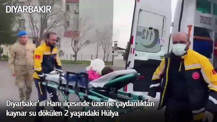 2 yaşındaki Hülya için ambulans helikopter havalandı