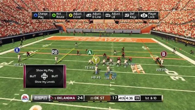 NCAA Football 13 : Total Control Passing Tips