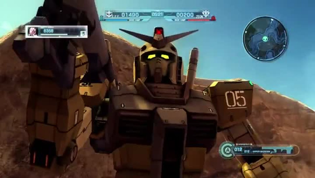 Gundam Battle Operation : Combats à pied