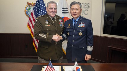 한미 합참의장 양자회담...새 작전계획 위한 SPD 서명 / YTN