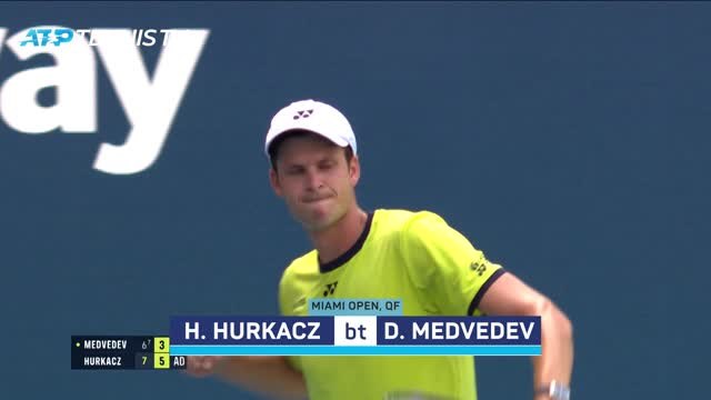 Medvedev out in Miami at the hands of Hurkacz