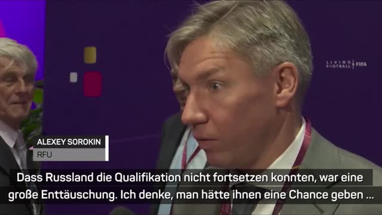 Sorokin: "Russland bleibt in der Fußballfamilie"