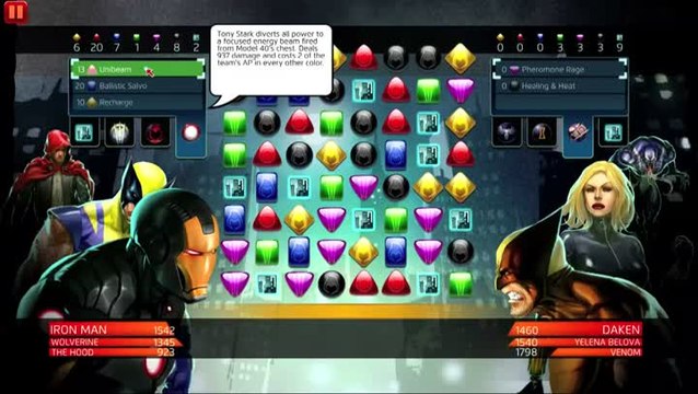 Marvel Puzzle Quest : Dark Reign : Quand Marvel investit le puzzle-game