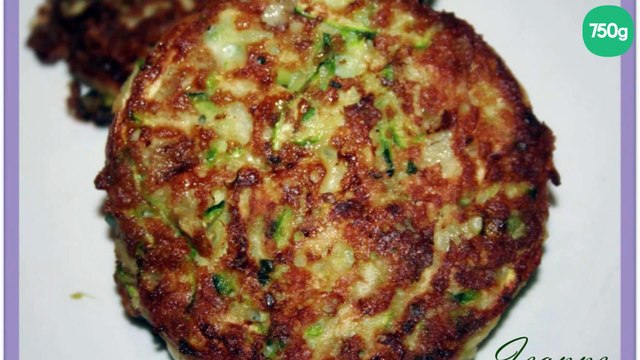 Galettes des courgettes