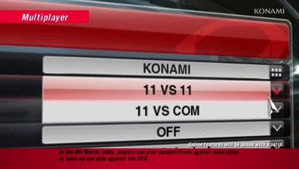 Pro Evolution Soccer 2014 : Trailer multijoueur