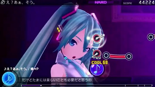 Hatsune Miku : Project Diva f : Gameplay