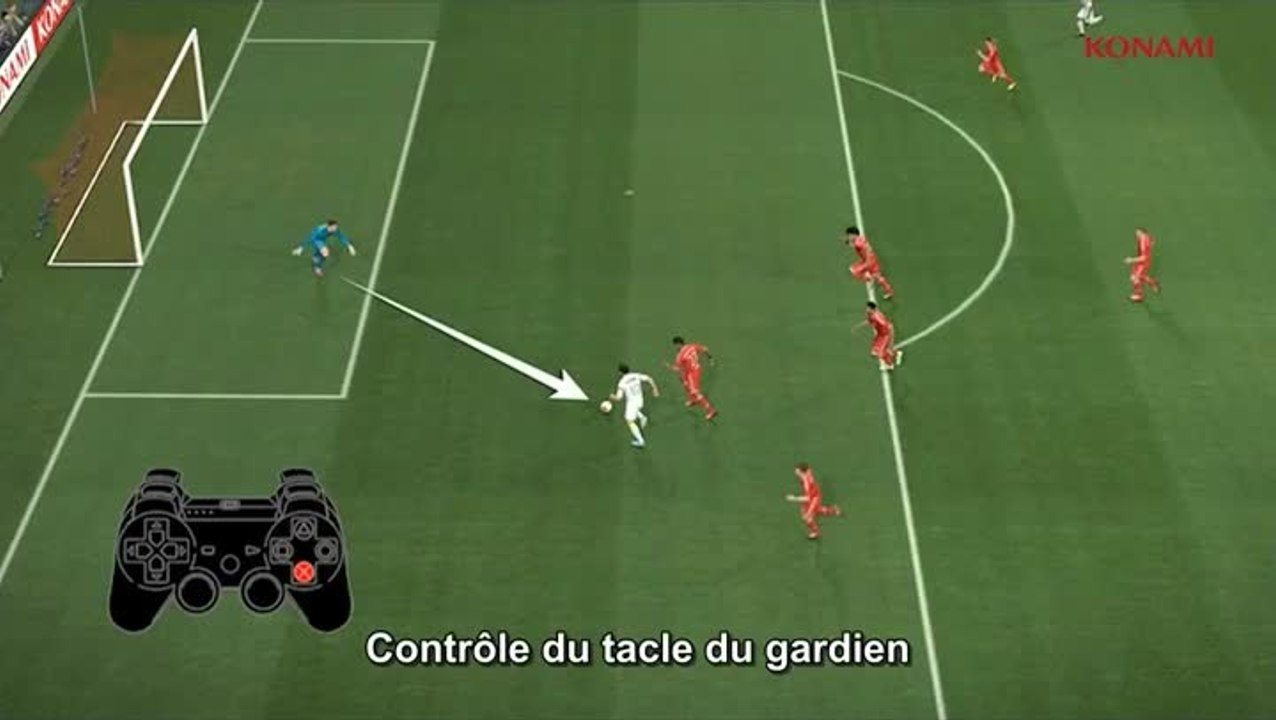 Pro Evolution Soccer 2014 : Le contrôle du gardien