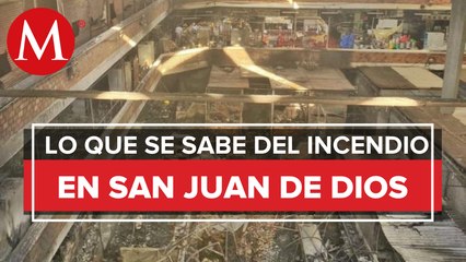 Incendio en mercado de Jalisco totalmete extinguido