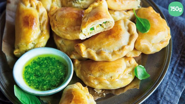 Empanadas au chèvre frais et basilic