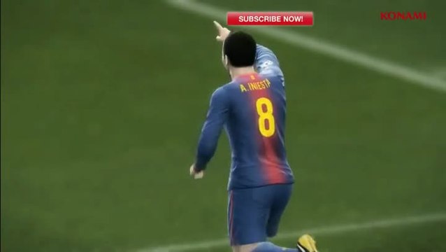 Pro Evolution Soccer 2013 : FC Barcelone vs. A.C. Milan