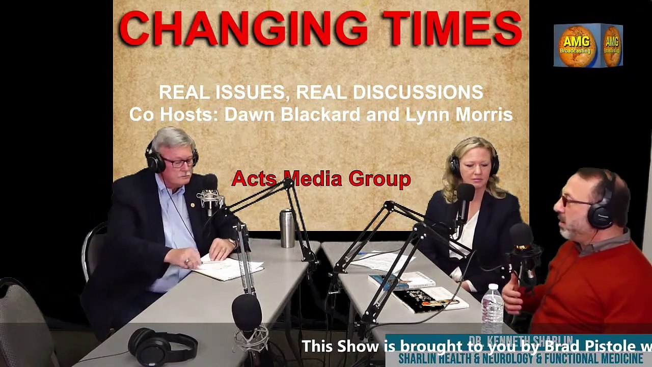 "Changing times, Dr. Kenneth Sharlin," hosts Lynn Morris & Dawn Blackard