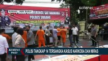 14 Tersangka Pengedar Narkoba & Miras dari Subang Ditangkap! Polisi Temukan Ganja hingga Sabu