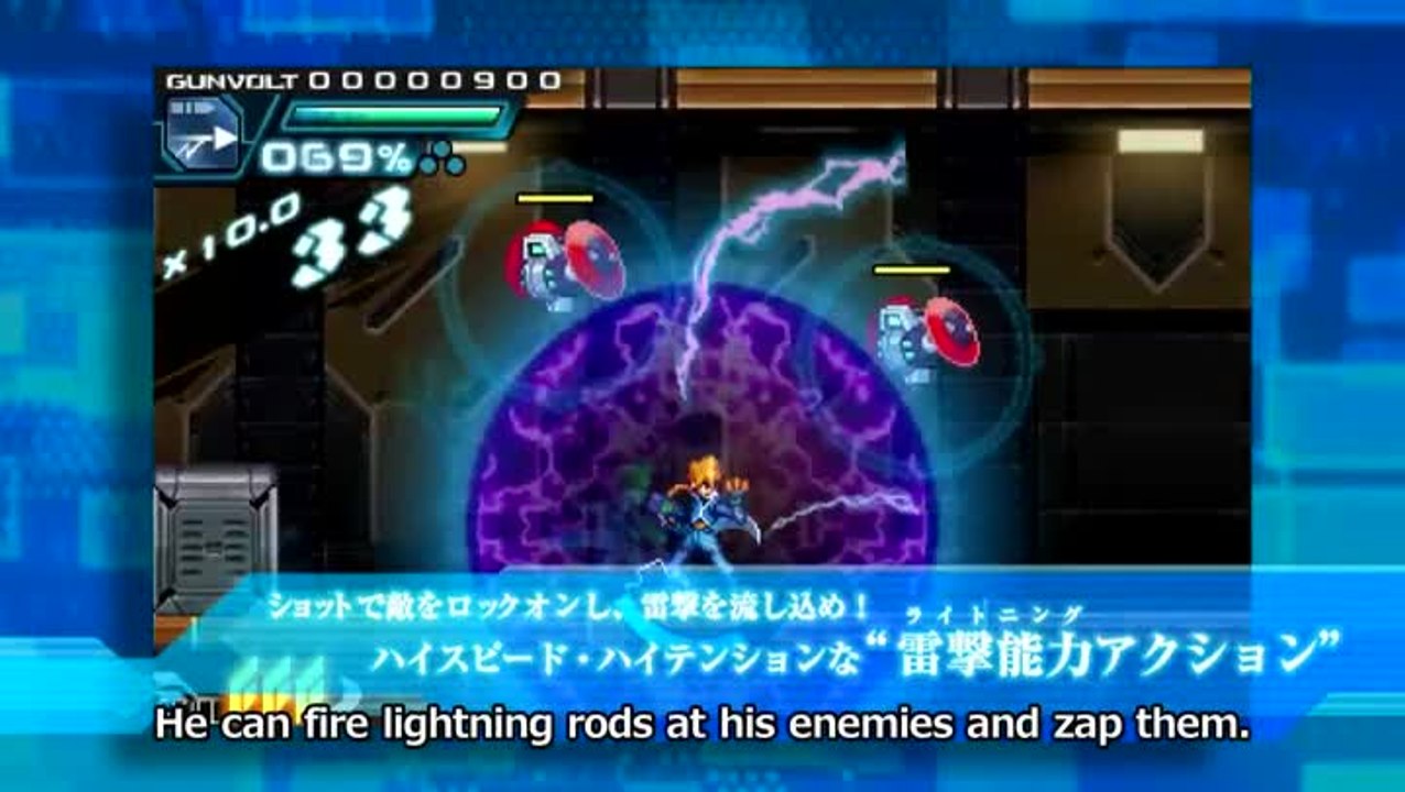 Azure Striker Gunvolt : Keiji Inafune de retour