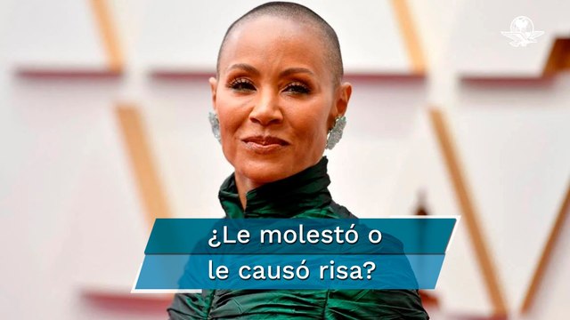 Captan a Jada riendo tras bofetada de Will Smith a Chris Rock