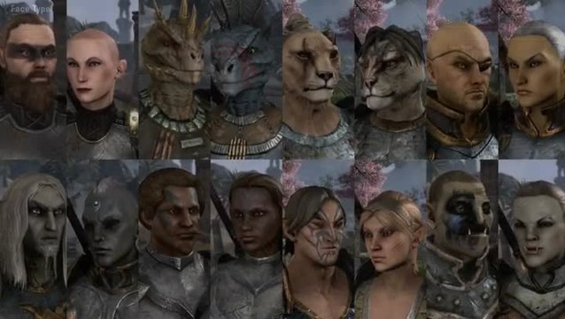 The Elder Scrolls Online : La création de personnages