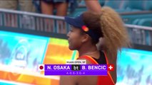 Osaka reaches Miami final after fightback against Bencic