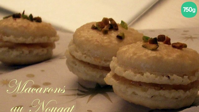 Macarons au nougat