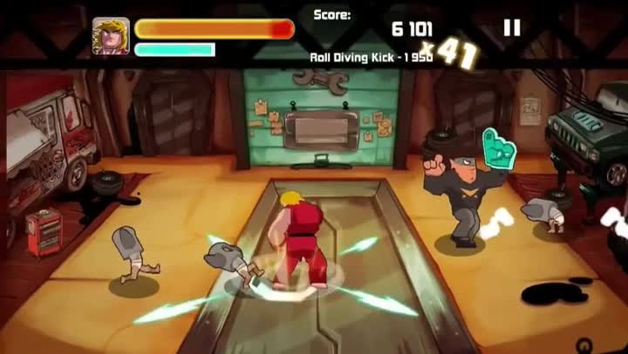 Combo Crew : Ryu, Ken, Chun Li et Blanka