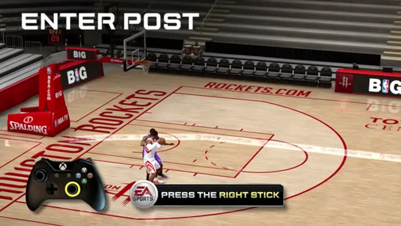 NBA Live 14 : Jouer au poste