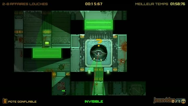 Stealth Inc 2 : A Game of Clones : Des lasers partout !
