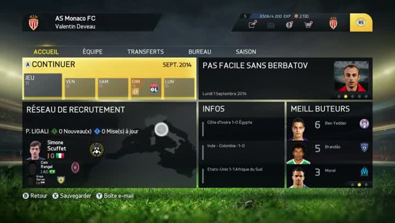 FIFA 15 : Aperçu du mode Carrière