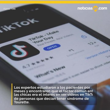 TikTok podría estar causando un tic en las adolescentes
