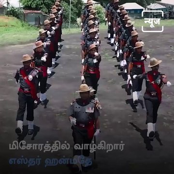 5 Year Old Esther Hnmate From Mizoram Sings National Anthem