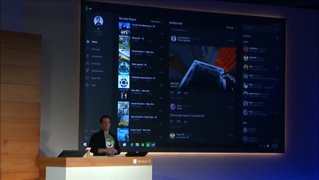 Xbox sur Windows 10