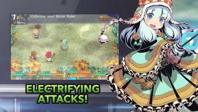 La classe Runemaster d'Etrian Mystery Dungeon