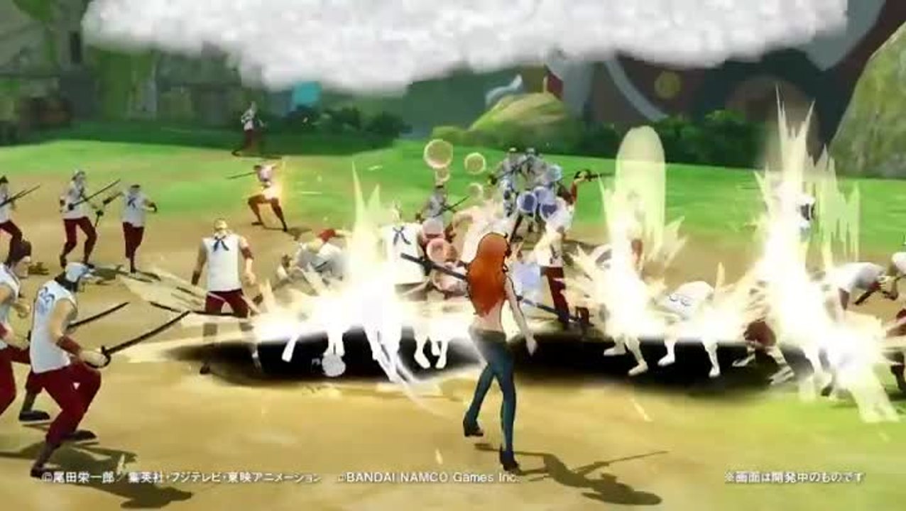 One Piece Pirate Warriors 3 : Nami, Enel, Crocodile et Zoro et anction