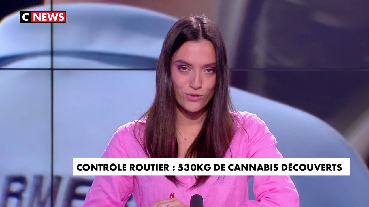 Contrôle routier sur l'autoroute, 530kg de cannabis découverts