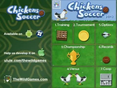 Chickens Soccer : Gameplay