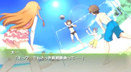 Kokoro Connect : Yochi Random : Du beach-volley et des petites culottes