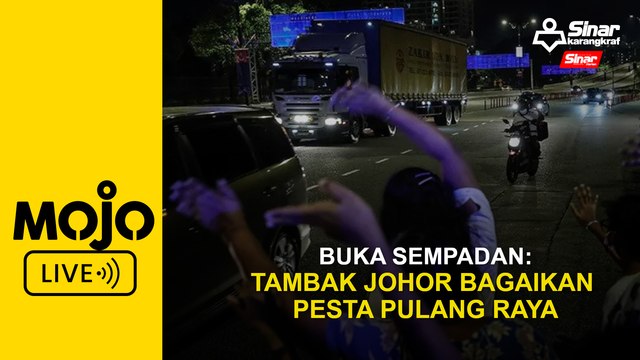 Buka sempadan: Tambak Johor bagaikan pesta pulang raya