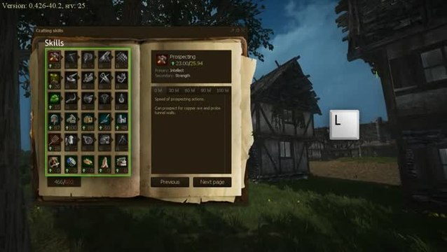 Life is Feudal : Système de compétences