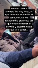Joven casi se baja de un taxi porque el chofer iba lento pero se dio cuenta que era discapacitado
