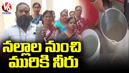 下载视频: People Facing Problems For Drinking Water In Mailardevpally  _ V6 News (1)