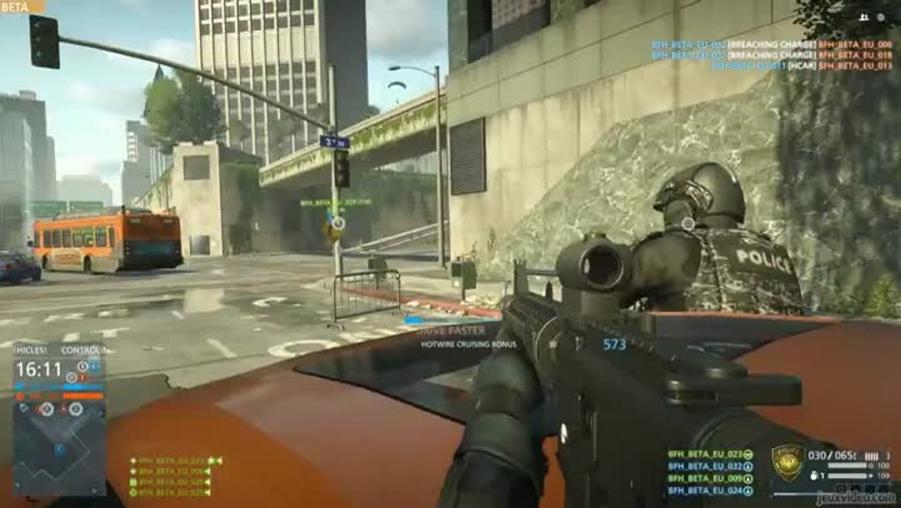 Battlefield : Hardline - Mode Poursuite Infernale sur carte Centre Ville