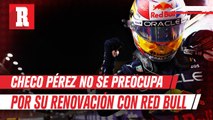 Checo Pérez afirmó que no se preocupa por su renovación con Red Bull
