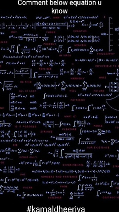 Comment below the equation known to u #kamaldheeriya #education #learning #reels #shorts #oneshot
