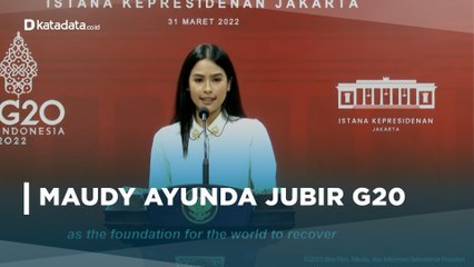 Sasar Gen Z, Pemerintah Tunjuk Maudy Ayunda Jadi Jubir G20 | Katadata Indonesia