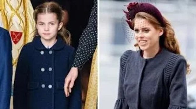 Si charmant!' La princesse Charlotte partage un moment adorable avec la princesse Béatrice au mémori