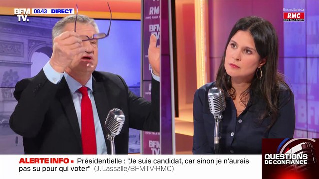 Le face-à-face entre Jean Lassalle et Apolline de Malherbe dérape sur BFM TV : Ecoutez, si vous voulez partir, allez-y !
