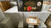 Adana'da 8 milyon 950 bin kaçak makaron ele geçirildi