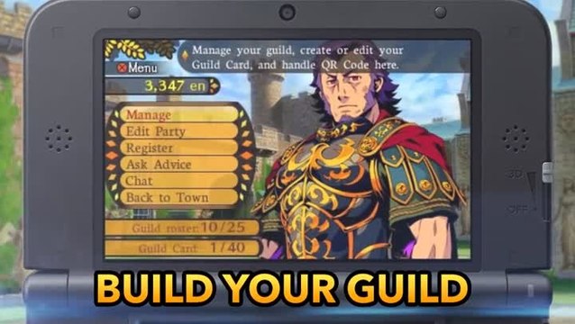 Etrian Mystery Dungeon - Full trailer